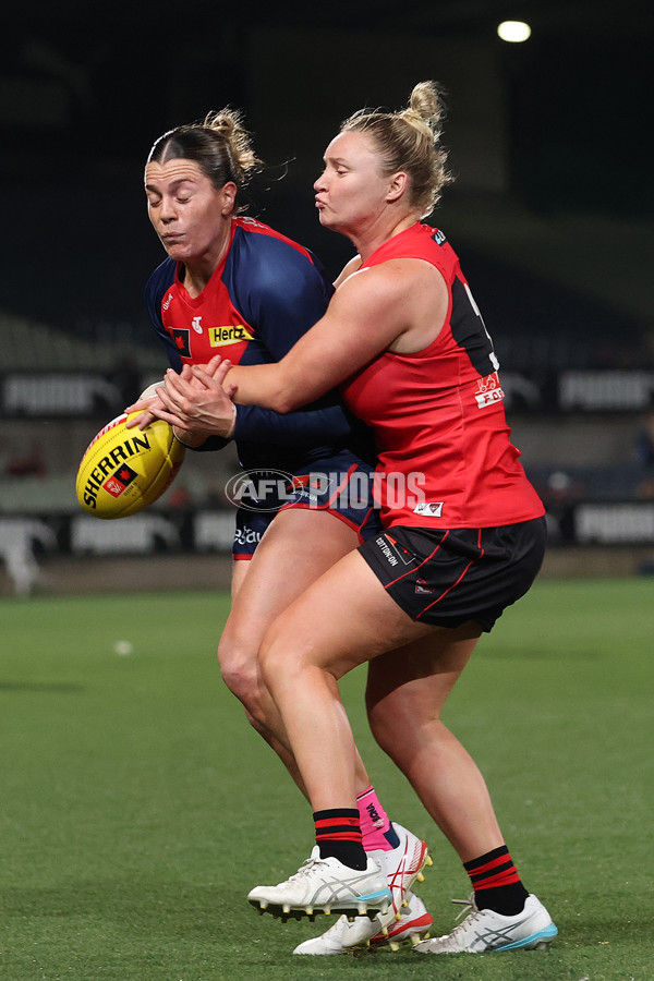 AFLW 2025 Round 08 - Melbourne v Essendon - A-63339422