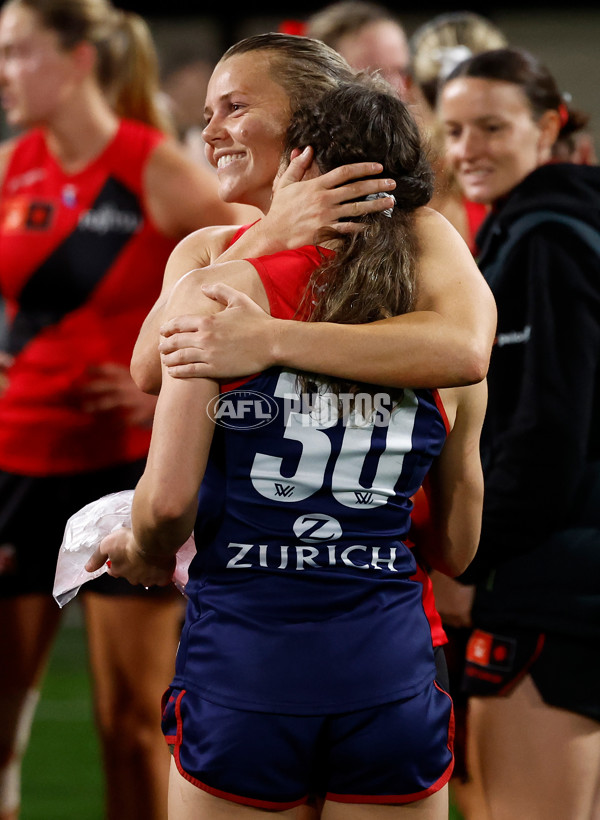 AFLW 2025 Round 08 - Melbourne v Essendon - A-63341828