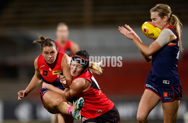 AFLW 2025 Round 08 - Melbourne v Essendon - A-63341840