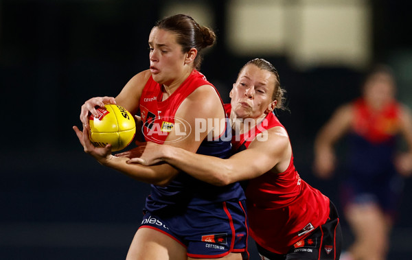 AFLW 2025 Round 08 - Melbourne v Essendon - A-63341934