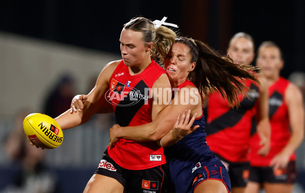 AFLW 2025 Round 08 - Melbourne v Essendon - A-63344187