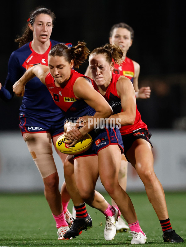 AFLW 2025 Round 08 - Melbourne v Essendon - A-63344193