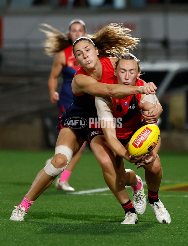 AFLW 2025 Round 08 - Melbourne v Essendon - A-63344209