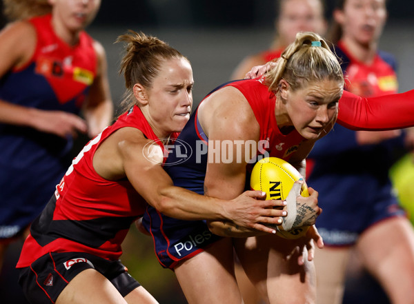 AFLW 2025 Round 08 - Melbourne v Essendon - A-63344580