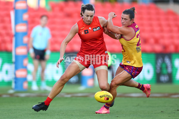 AFLW 2025 Round 08 - Gold Coast v Brisbane - A-63350686