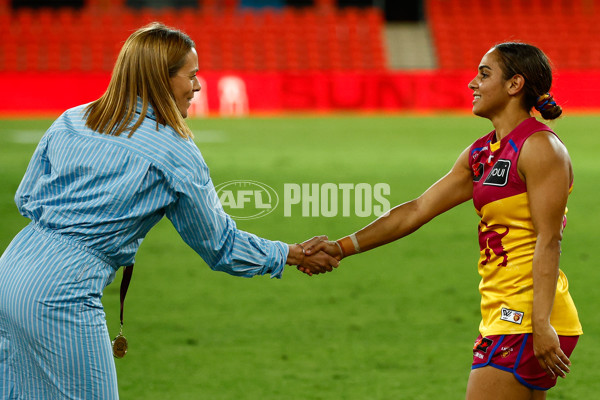 AFLW 2025 Round 08 - Gold Coast v Brisbane - A-63355947
