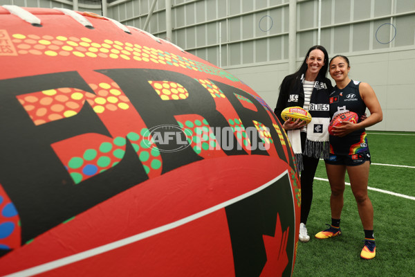 AFLW 2025 Media - Pride Round Launch - A-63418446