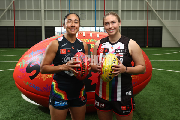 AFLW 2025 Media - Pride Round Launch - A-63418447