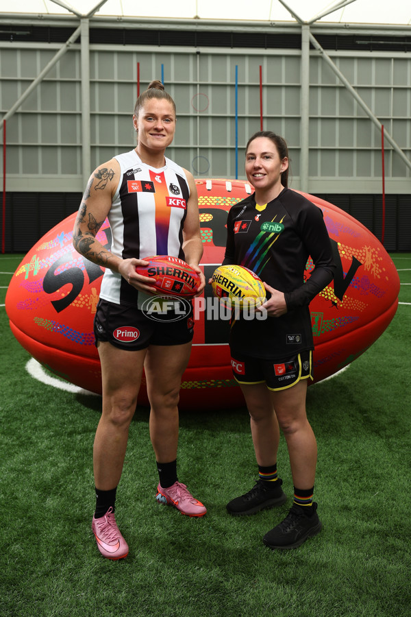 AFLW 2025 Media - Pride Round Launch - A-63418448