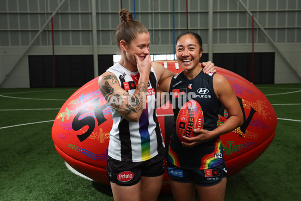 AFLW 2025 Media - Pride Round Launch - A-63418449