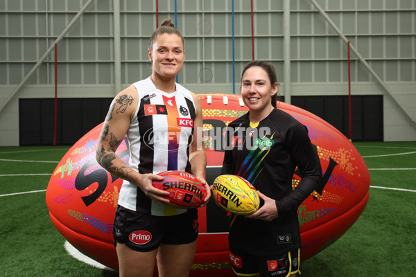 AFLW 2025 Media - Pride Round Launch - A-63418450