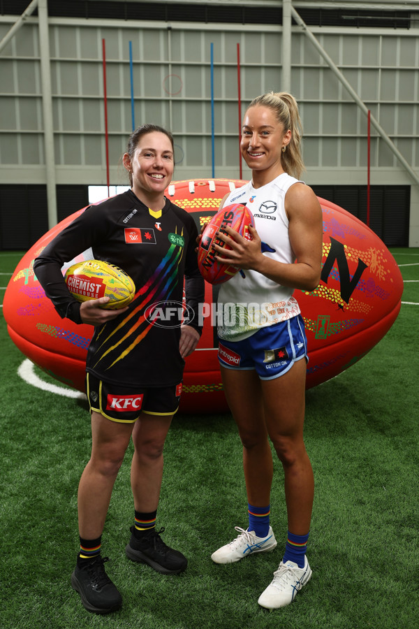 AFLW 2025 Media - Pride Round Launch - A-63418464