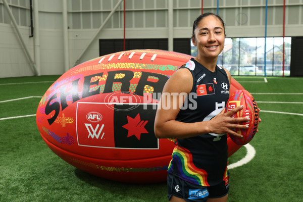 AFLW 2025 Media - Pride Round Launch - A-63418465