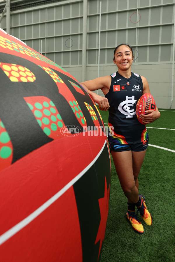 AFLW 2025 Media - Pride Round Launch - A-63418467