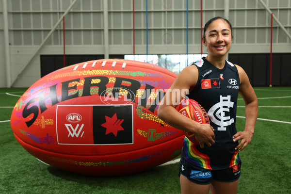 AFLW 2025 Media - Pride Round Launch - A-63418469