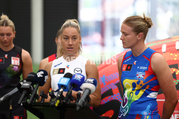 AFLW 2025 Media - Pride Round Launch - A-63418488