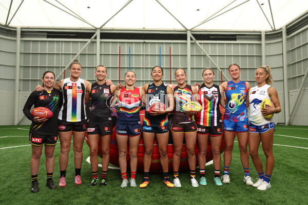 AFLW 2025 Media - Pride Round Launch - A-63513761