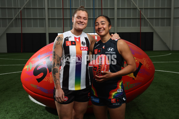 AFLW 2025 Media - Pride Round Launch - A-63513775