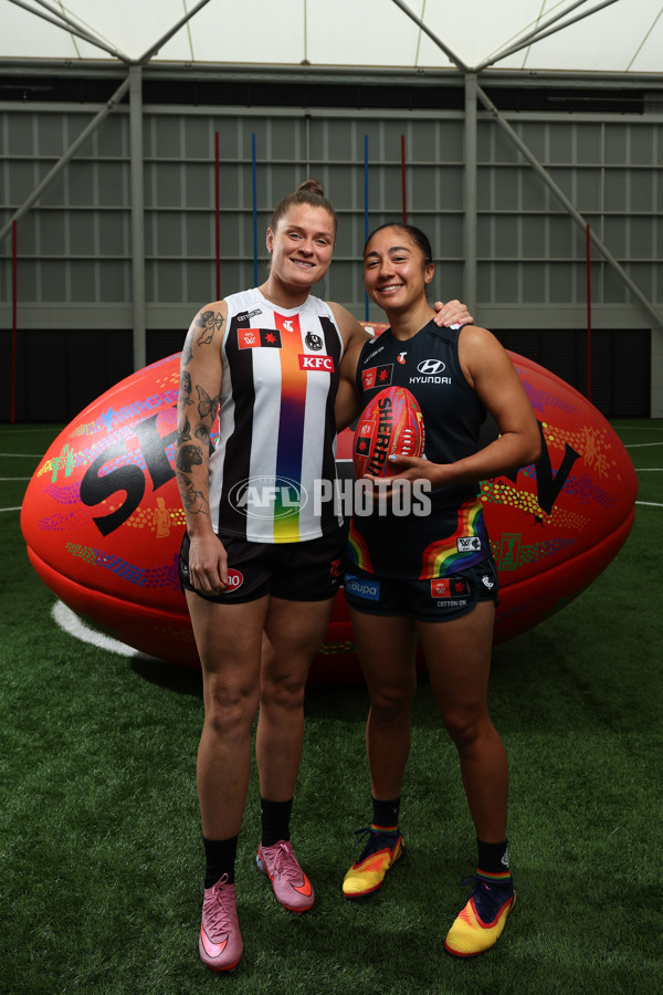 AFLW 2025 Media - Pride Round Launch - A-63513776