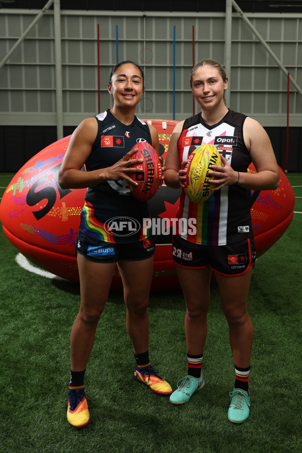 AFLW 2025 Media - Pride Round Launch - A-63513777