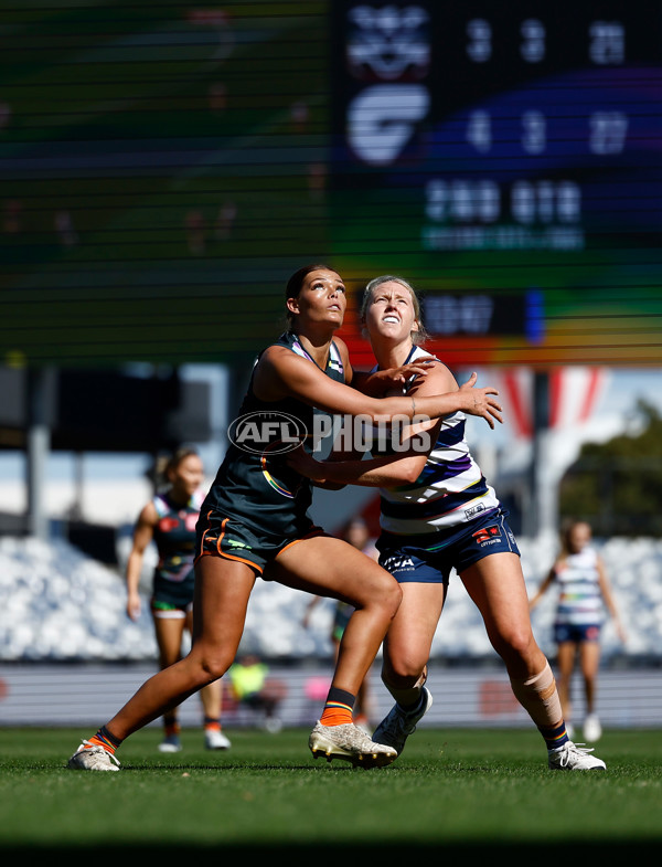 AFLW 2025 Round 09 - Geelong v GWS - A-63855248