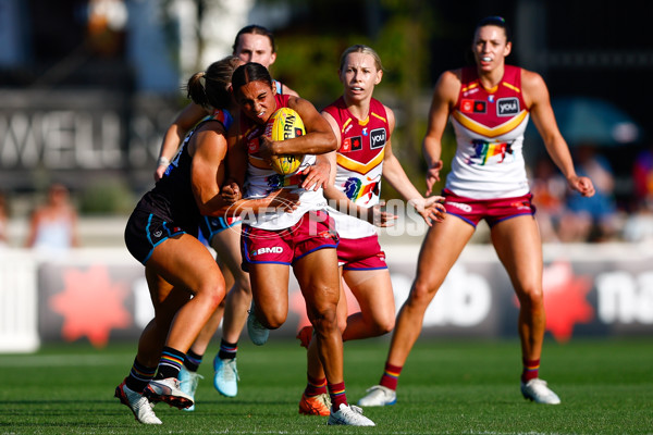 AFLW 2025 Round 09 - Brisbane v Port Adelaide - A-63870485