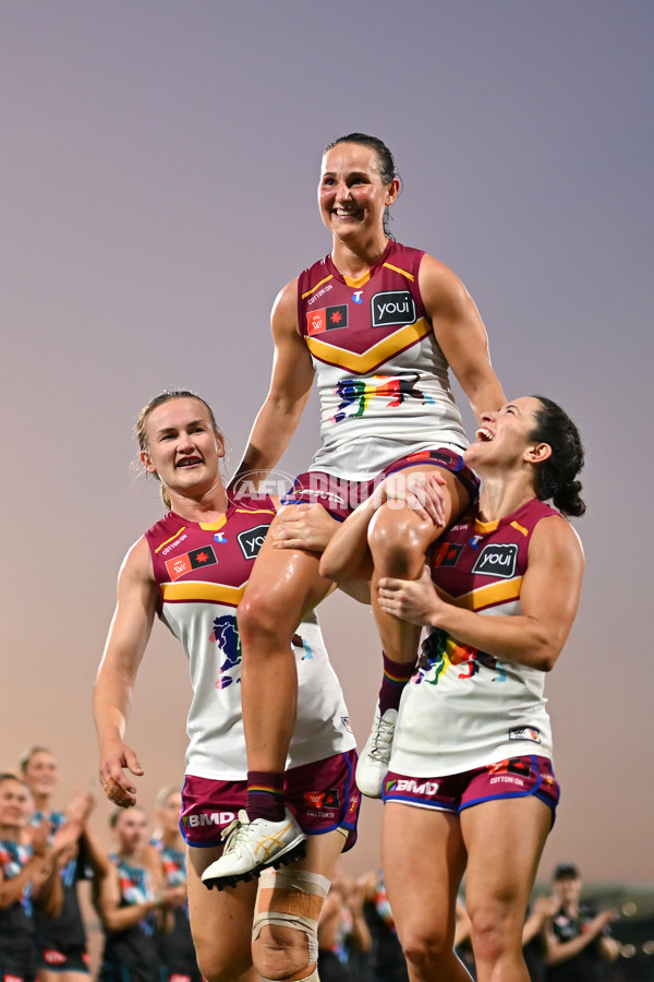 AFLW 2025 Round 09 - Brisbane v Port Adelaide - A-63877573