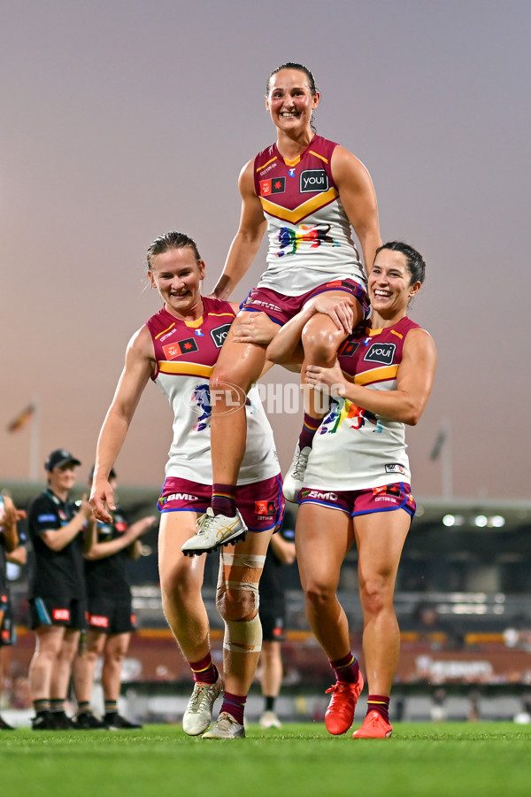 AFLW 2025 Round 09 - Brisbane v Port Adelaide - A-63878078