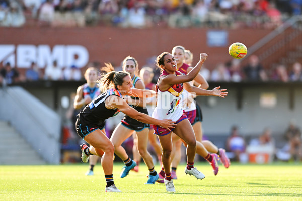 AFLW 2025 Round 09 - Brisbane v Port Adelaide - A-63883421