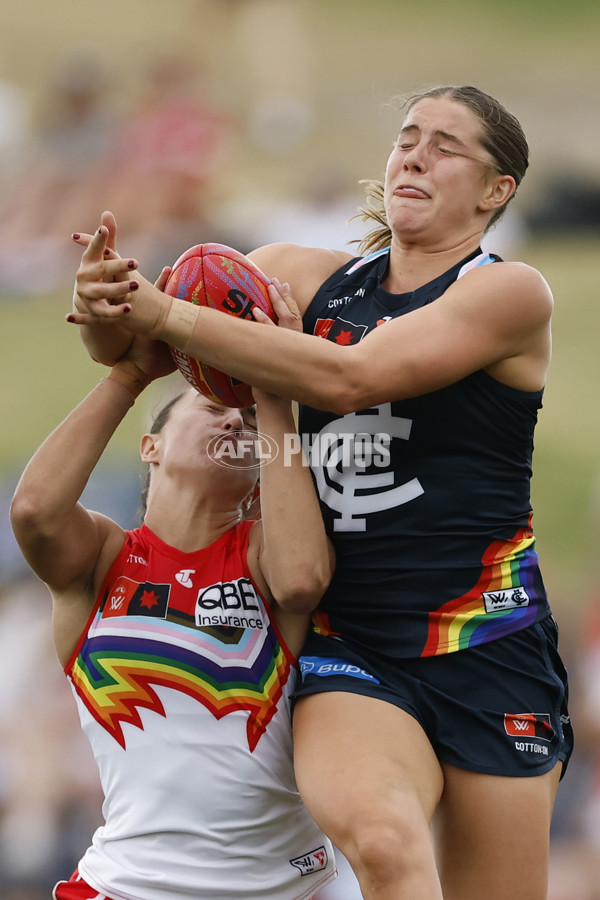 AFLW 2025 Round 09 - Sydney v Carlton - A-63885778