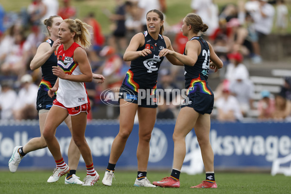 AFLW 2025 Round 09 - Sydney v Carlton - A-63885798