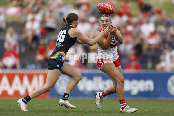 AFLW 2025 Round 09 - Sydney v Carlton - A-63886439