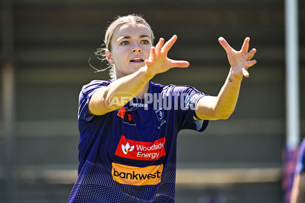 AFLW 2025 Round 09 - Fremantle v Melbourne - A-63891320