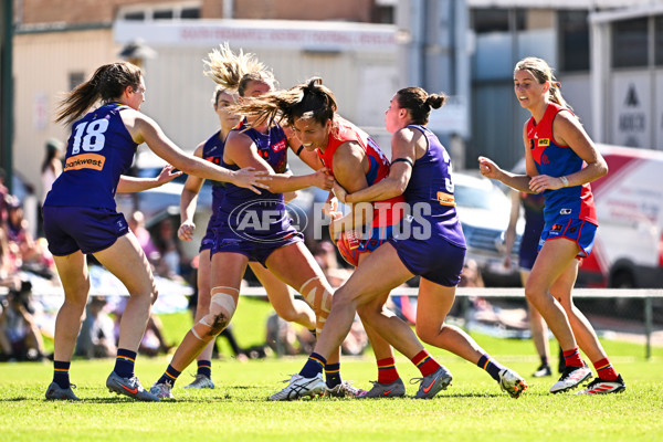 AFLW 2025 Round 09 - Fremantle v Melbourne - A-63896057