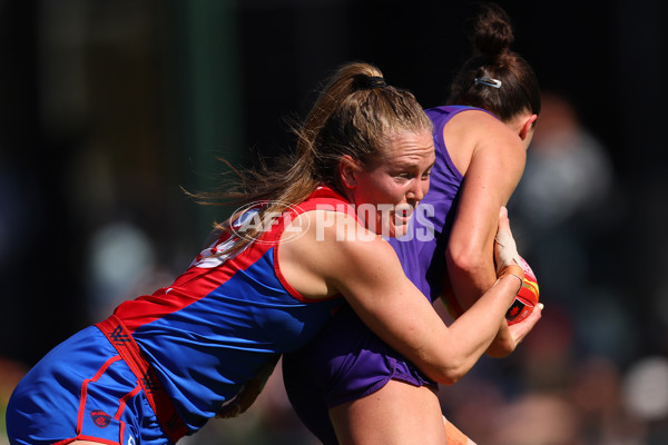 AFLW 2025 Round 09 - Fremantle v Melbourne - A-63897309
