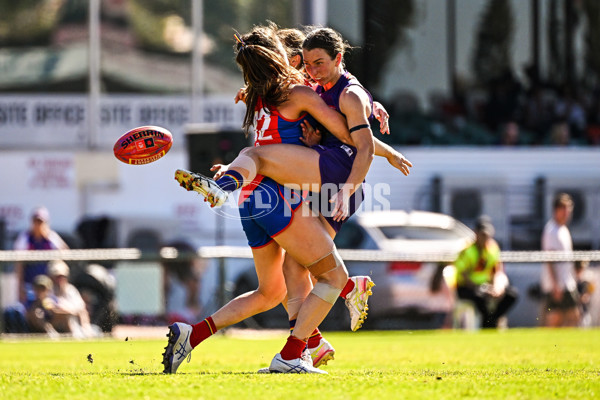 AFLW 2025 Round 09 - Fremantle v Melbourne - A-63898707