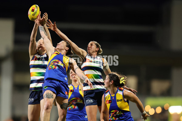 AFLW 2025 Round 10 - West Coast v Geelong - A-64012454