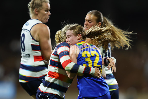 AFLW 2025 Round 10 - West Coast v Geelong - A-64012459