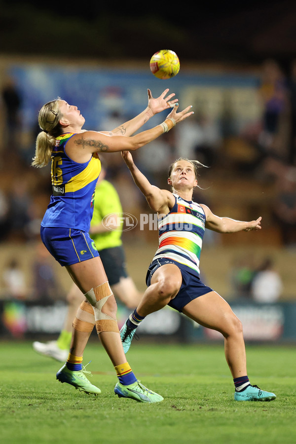 AFLW 2025 Round 10 - West Coast v Geelong - A-64015131