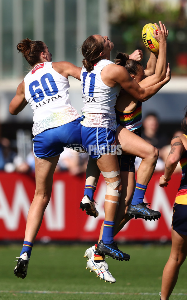 AFLW 2025 Round 10 - North Melbourne v Adelaide - A-64026305