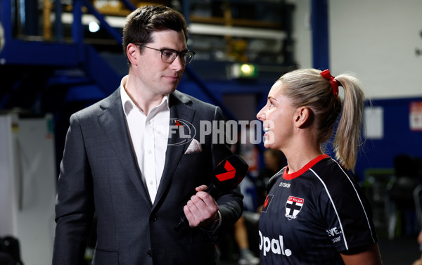 AFLW 2025 Round 10 - Carlton v St Kilda - A-64028897