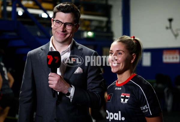 AFLW 2025 Round 10 - Carlton v St Kilda - A-64028898