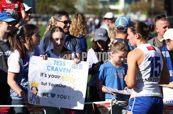 AFLW 2025 Round 10 - North Melbourne v Adelaide - A-64029460