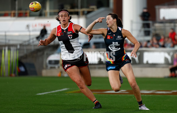 AFLW 2025 Round 10 - Carlton v St Kilda - A-64029548