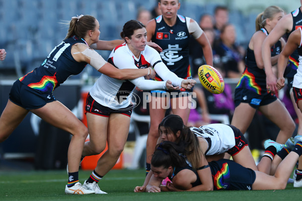 AFLW 2025 Round 10 - Carlton v St Kilda - A-64029551