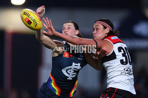 AFLW 2025 Round 10 - Carlton v St Kilda - A-64031360
