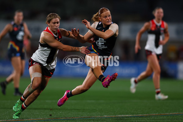 AFLW 2025 Round 10 - Carlton v St Kilda - A-64033655