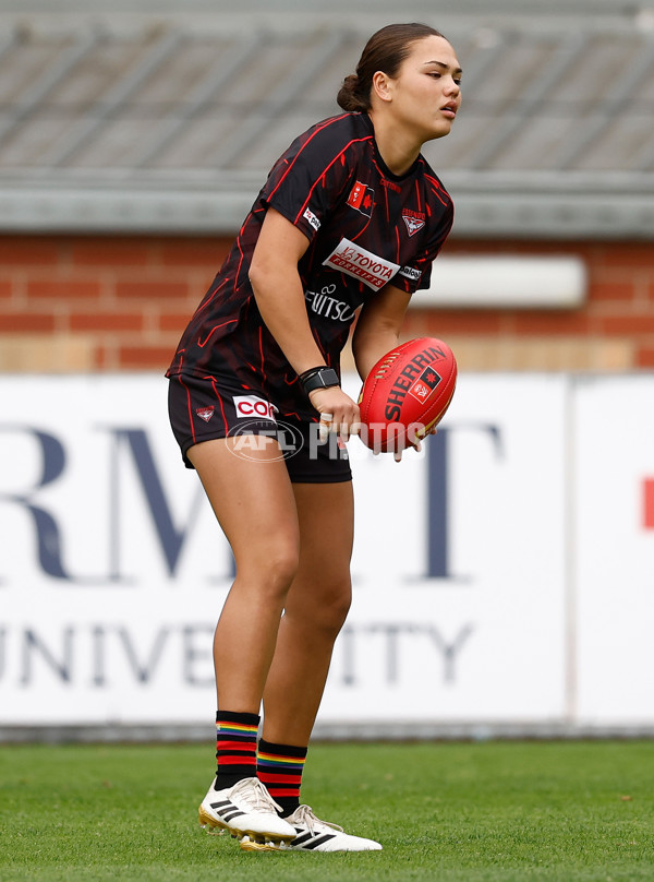 AFLW 2025 Round 10 - Essendon v Brisbane - A-64036104