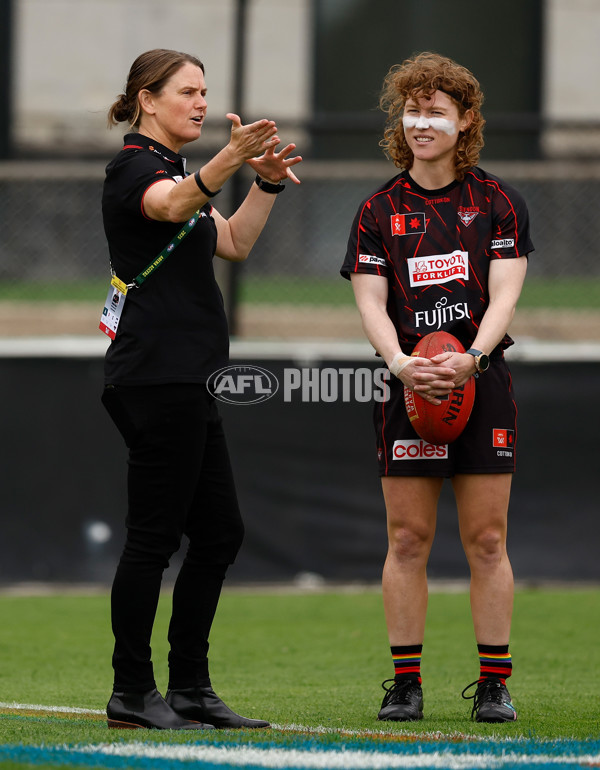 AFLW 2025 Round 10 - Essendon v Brisbane - A-64037738