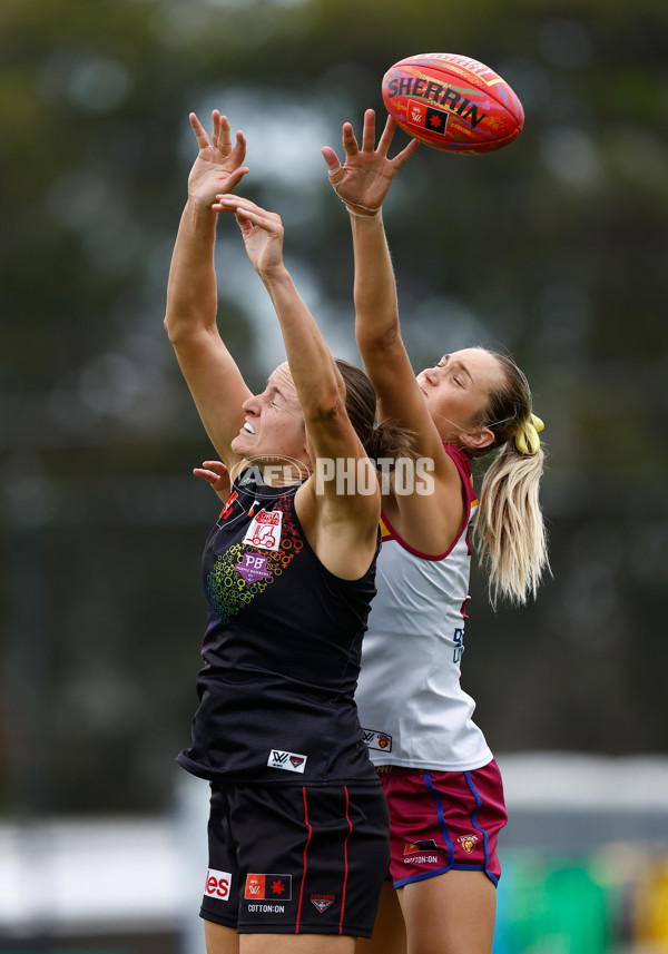 AFLW 2025 Round 10 - Essendon v Brisbane - A-64037784